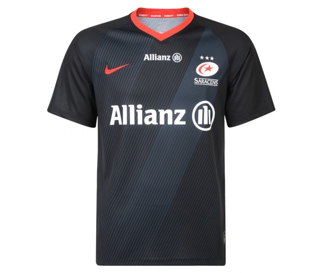 Saracens Men Home Rugby Jersey 2019
