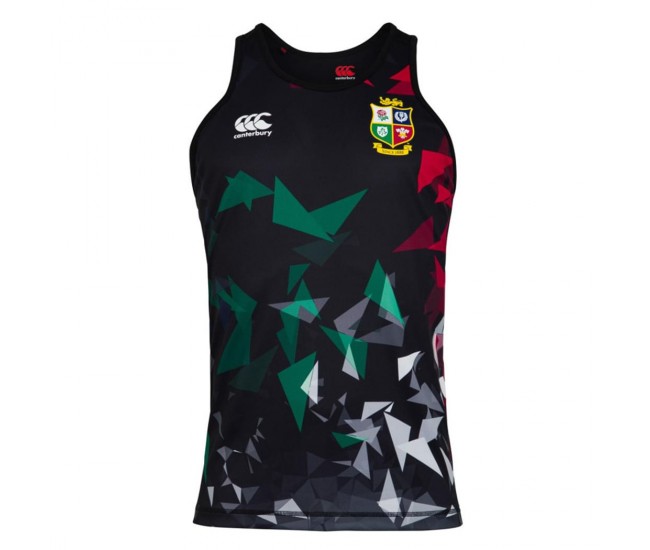 CCC British And Irish Lions Men Black Rugby Singlet 2021 