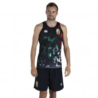 CCC British And Irish Lions Men Black Rugby Singlet 2021 