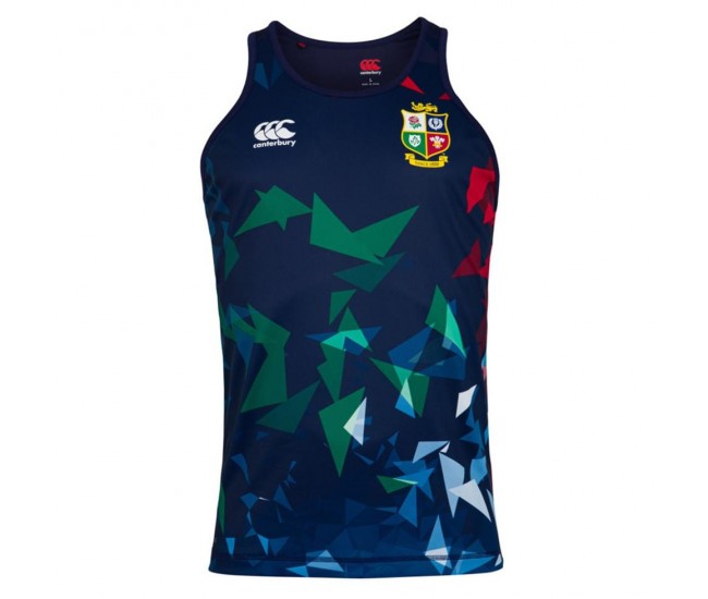 CCC British And Irish Lions Men Navy Rugby Singlet 2021 