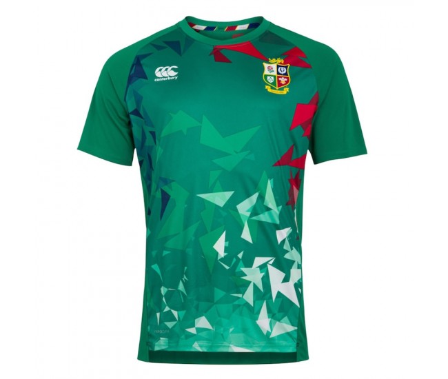 CCC British And Irish Lions Men Green Graphic Rugby Jersey 2020
