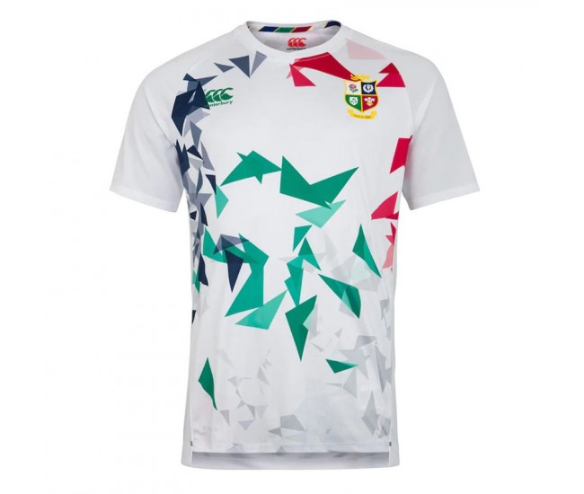 CCC British And Irish Lions Men White Graphic Rugby Jersey 2020