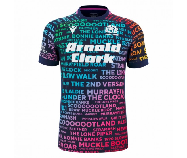 Scotland Rugby Mens Rainbow Training Jersey 2025