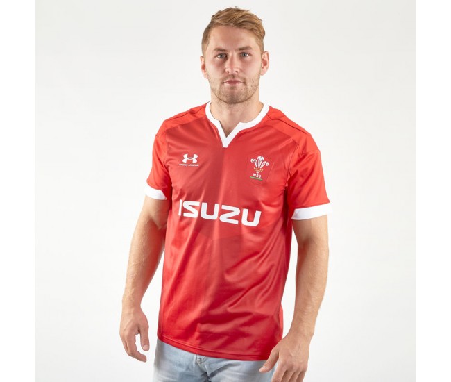 Under Armour Wales Men WRU Home Rugby Jersey 2020 