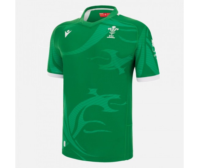 Welsh Men Commonwealth Games Away Rugby Jersey 2022
