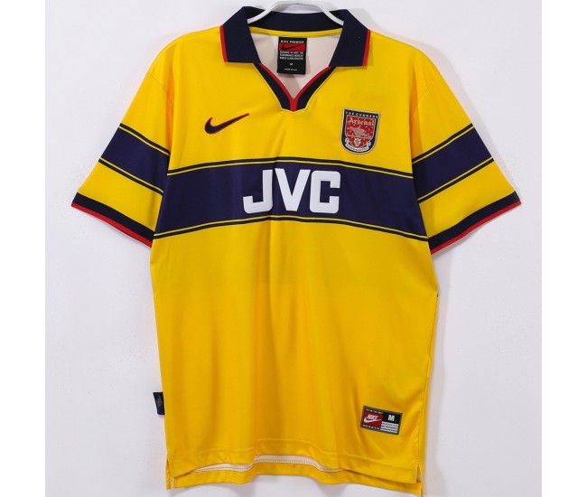 Arsenal FC Men Away Retro Soccer Jersey 1997