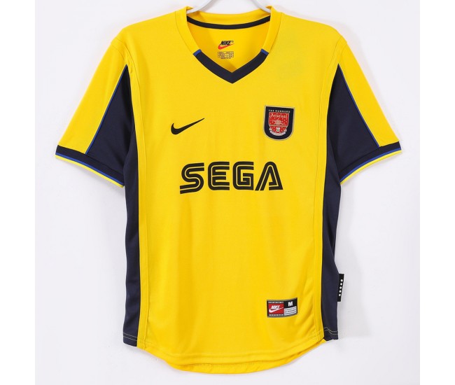 Arsenal FC Men Away Retro Soccer Jersey 2000