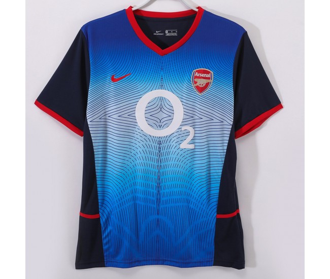 Arsenal FC Men Away Retro Soccer Jersey 2002