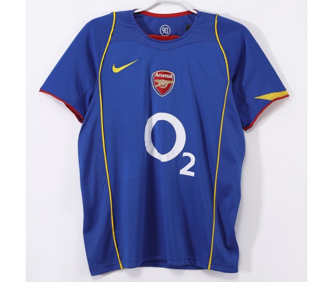 Arsenal FC Men Away Retro Soccer Jersey 2004