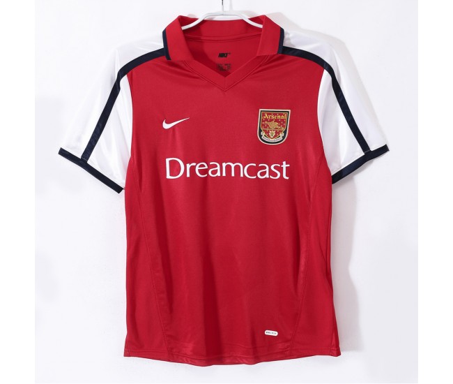 Arsenal FC Men Home Retro Soccer Jersey 2001