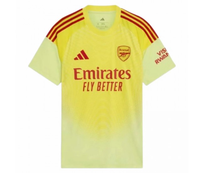 Arsenal FC Adult Home Goalkeeper Soccer Jersey 2025