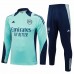Arsenal FC Mens Green Training Technical Soccer Tracksuit 2024