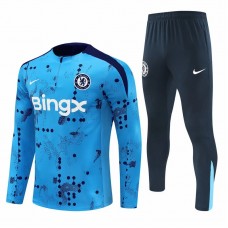 Chelsea Mens Blue Training Technical Soccer Tracksuit 2024