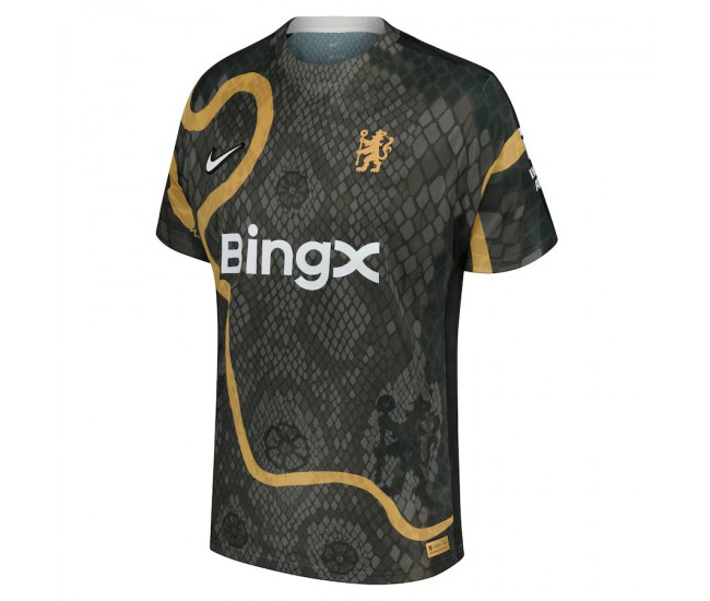 Chelsea Mens Year of The Snake Limited Edition Pre Match Top 2025