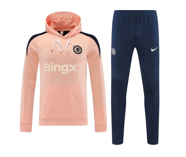 Chelsea FC Men's Strike Training Hooded Sweat Soccer Tracksuit 2025-26