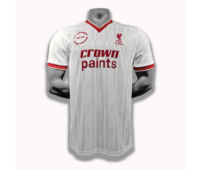 Liverpool FC Away Retro Soccer Jersey 1985