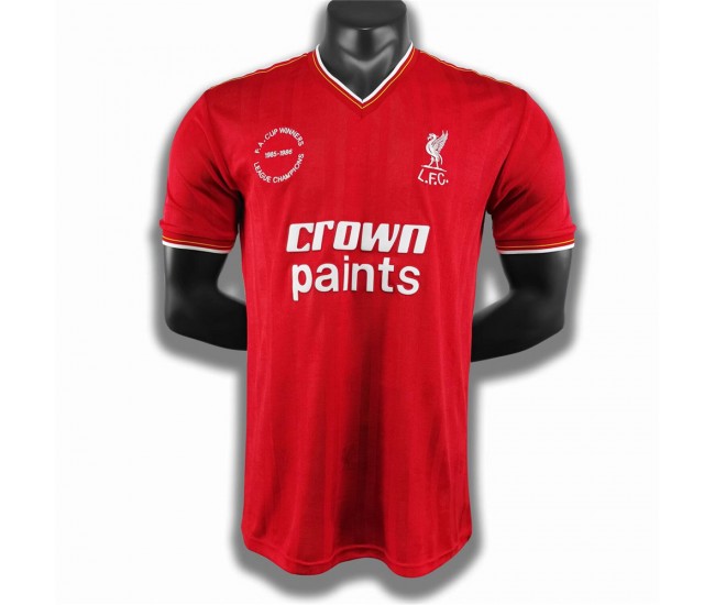 Liverpool FC Home Retro Soccer Jersey 1985