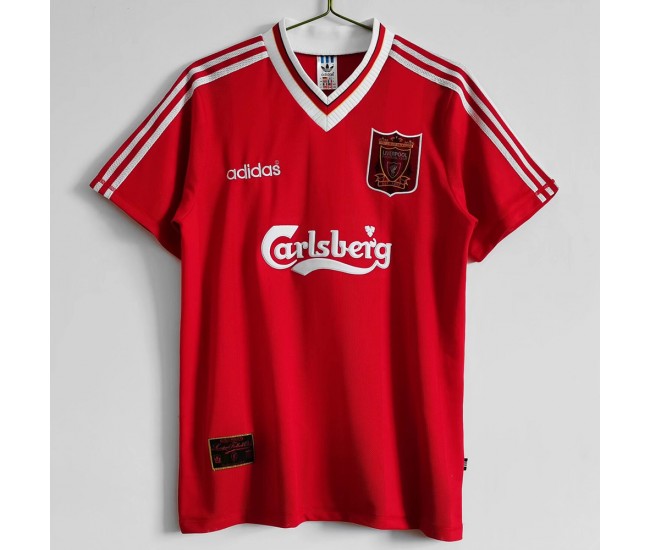 Liverpool FC Home Retro Soccer Jersey 1995