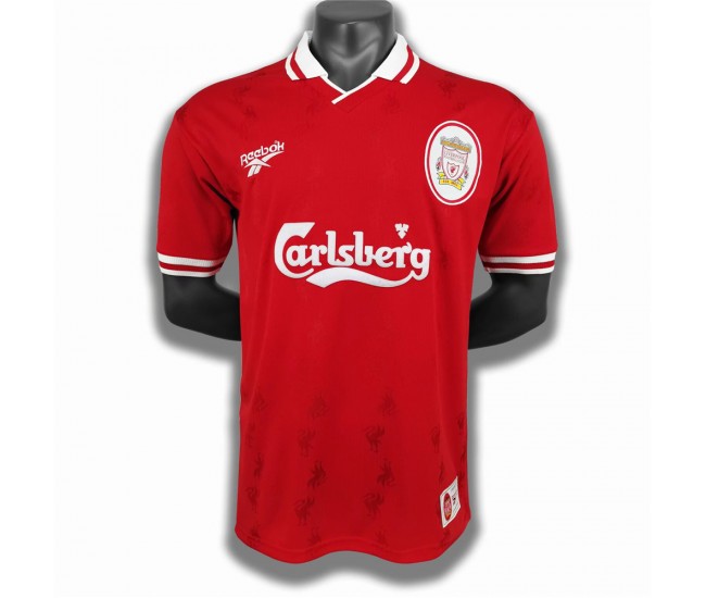 Liverpool FC Home Retro Soccer Jersey 1996