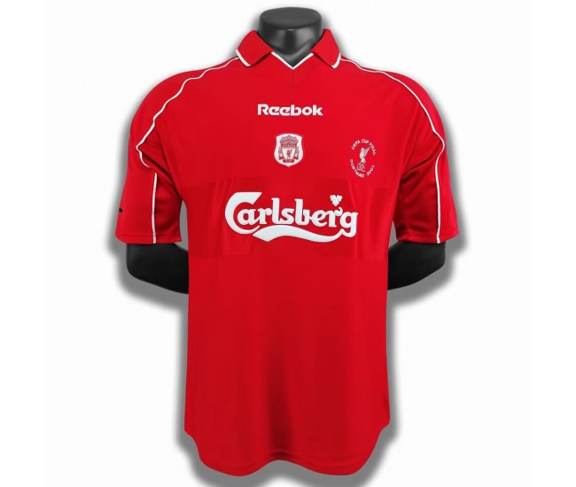 Liverpool FC Home Retro Soccer Jersey 2000