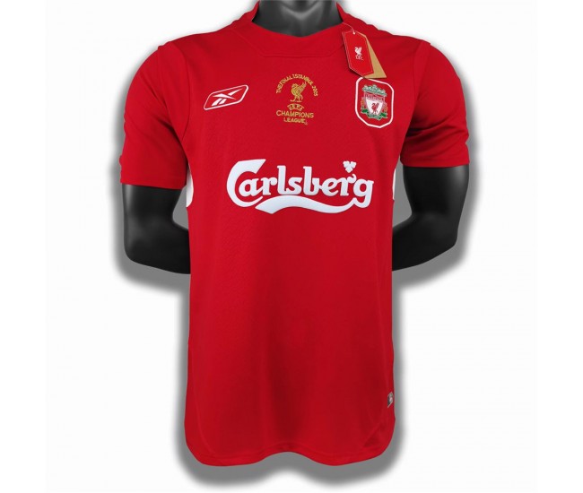 Liverpool FC Home Retro Soccer Jersey 2004