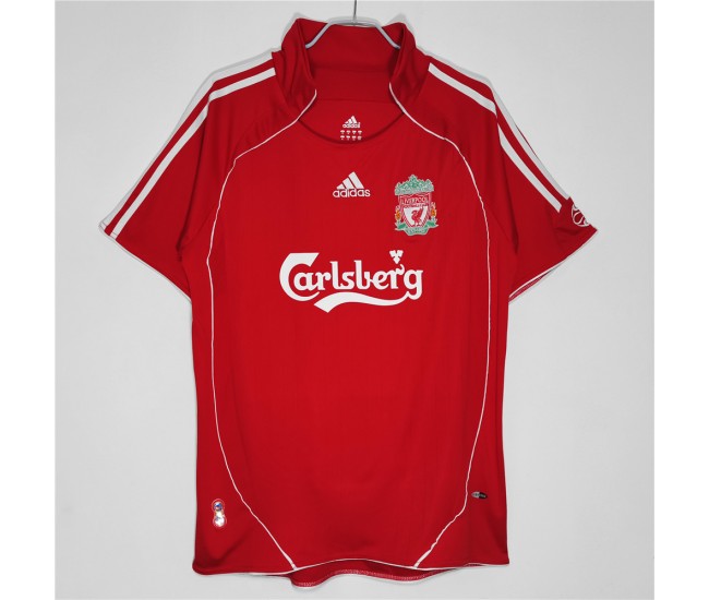 Liverpool FC Home Retro Soccer Jersey 2006