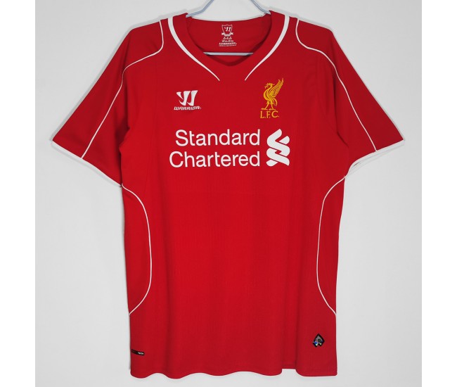 Liverpool FC Home Retro Soccer Jersey 2014