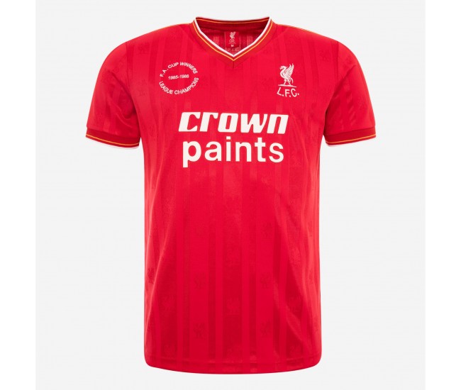 LFC Adults Retro Home Soccer Jersey 1986 LFC Adults Retro Home Soccer Jersey 1986