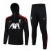 LFC Mens Black Training Hooded Technical Soccer Tracksuit 2024