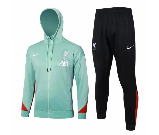 LFC Mens Green Training Hooded Presentation Soccer Tracksuit 2024