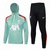 LFC Mens Green Training Hooded Technical Soccer Tracksuit 2024