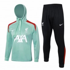 LFC Mens Green Training Hooded Technical Soccer Tracksuit 2024