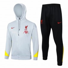 LFC Mens White Training Hooded Presentation Soccer Tracksuit 2024