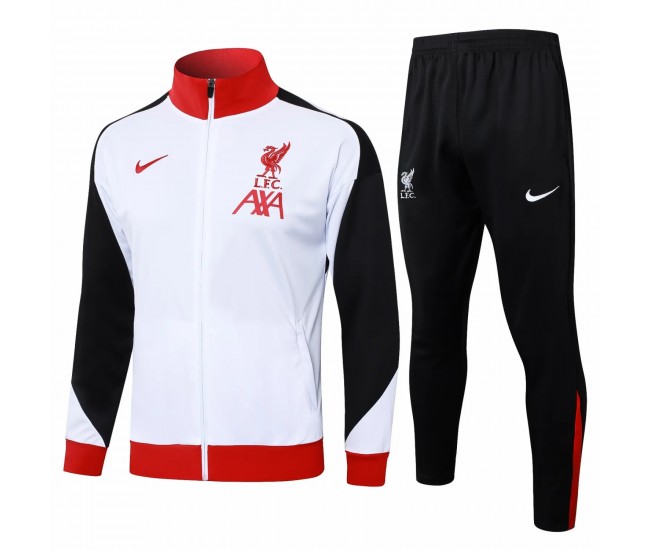 LFC Mens White Training Presentation Soccer Tracksuit 2024