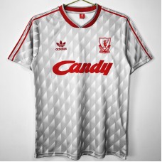 Liverpool FC Men Away Retro Soccer Jersey 1989 Liverpool FC Men Away Retro Soccer Jersey 1989