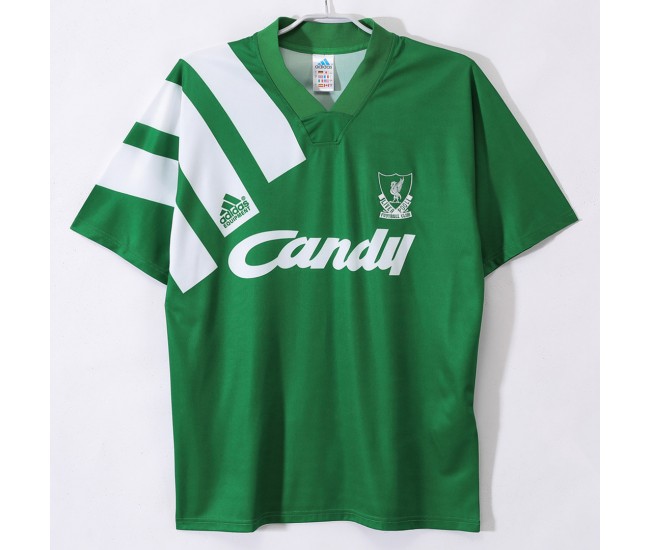 Liverpool FC Men Away Retro Soccer Jersey 1991 Liverpool FC Men Away Retro Soccer Jersey 1991