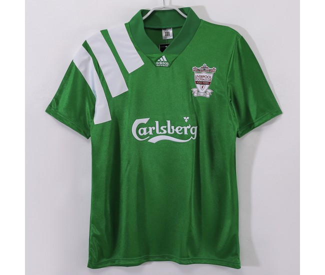 Liverpool FC Men Away Retro Soccer Jersey 1992 Liverpool FC Men Away Retro Soccer Jersey 1992