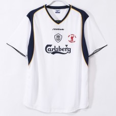 Liverpool FC Men Away Retro Soccer Jersey 2001 Liverpool FC Men Away Retro Soccer Jersey 2001