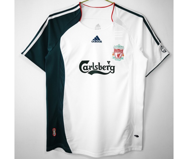 Liverpool FC Men Away Retro Soccer Jersey 2006
