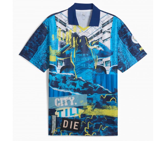 Manchester City Adult ftblNRGY Blue Soccer Jersey 2024