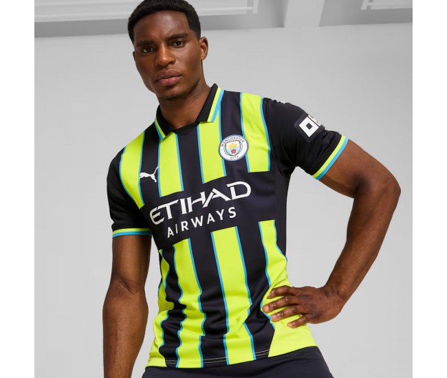 Manchester City Adult Away Match Soccer Jersey 2024
