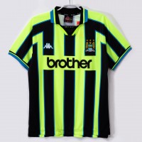Manchester City Men Away Retro Soccer Jersey 1998