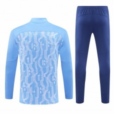 Manchester City FC Mens Blue Training Technical Soccer Tracksuit 2024