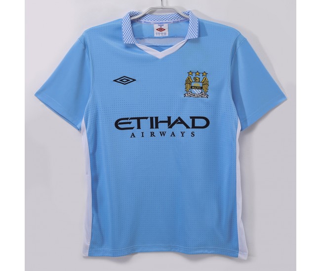 Manchester City Men Home Retro Soccer Jersey 2011