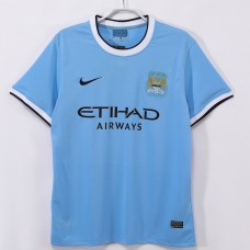 Manchester City Men Home Retro Soccer Jersey 2013