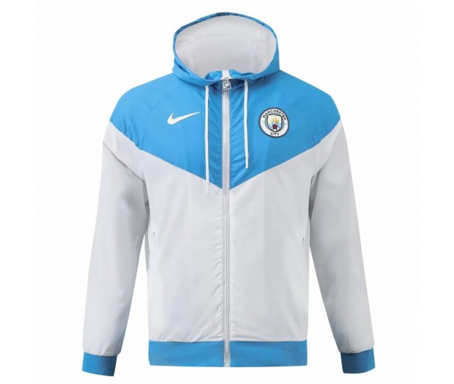 Manchester City Mens Hooded Soccer Jacket 2024
