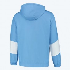 Manchester City Men Pre Match Anthem Full Zip Hoodie Soccer Jacket 2023