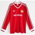 Manchester United FC Long Sleeve Home Retro Soccer Jersey 1986