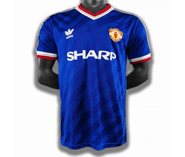 Manchester United FC Third Retro Soccer Jersey 1986