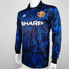 Manchester United FC Long Sleeve Away Retro Soccer Jersey 1992